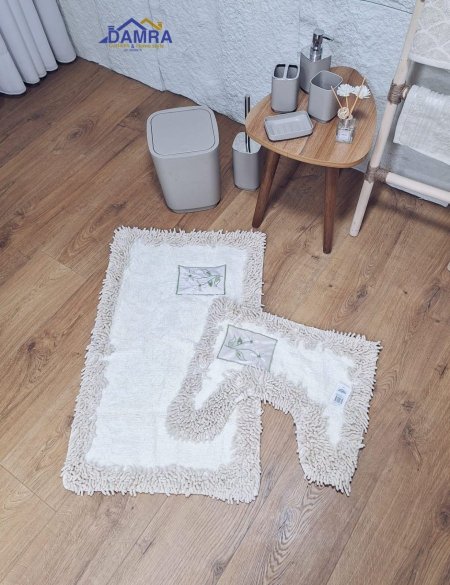 طقم حمام قطن معكرونة