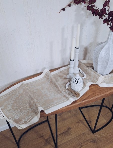 رنر طاولة قماش 150*35 801-1-3