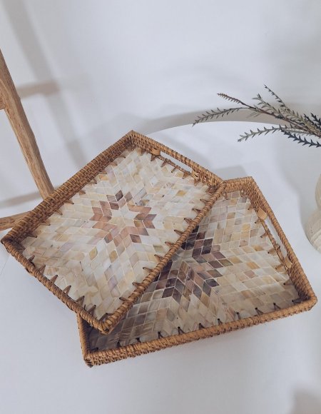 طقم 2 صينية بورسلان 760-13