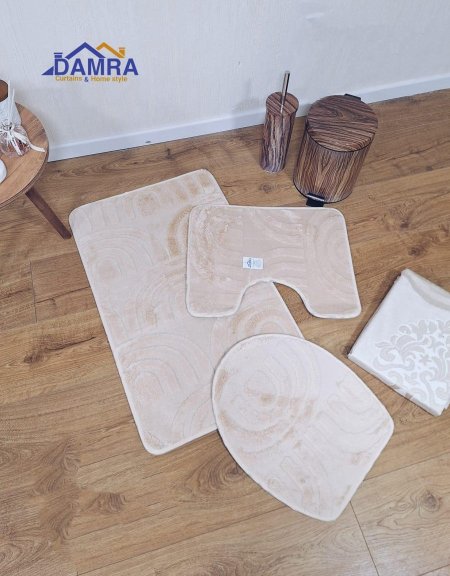 طقم حمام 3 قطع نيفين 76+80+84-206