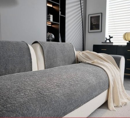 طقم كنب مخمل 4+3-670