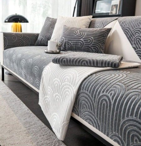 طقم كنب مخمل 3-670