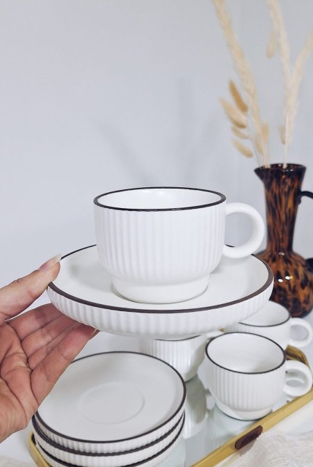 طقم 6 فناجين شاي F33-14