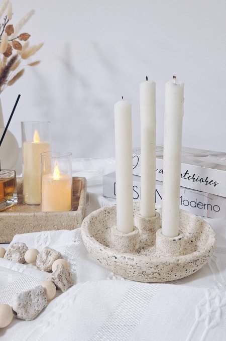 صحن ديكور شمع تربانتين 7-806