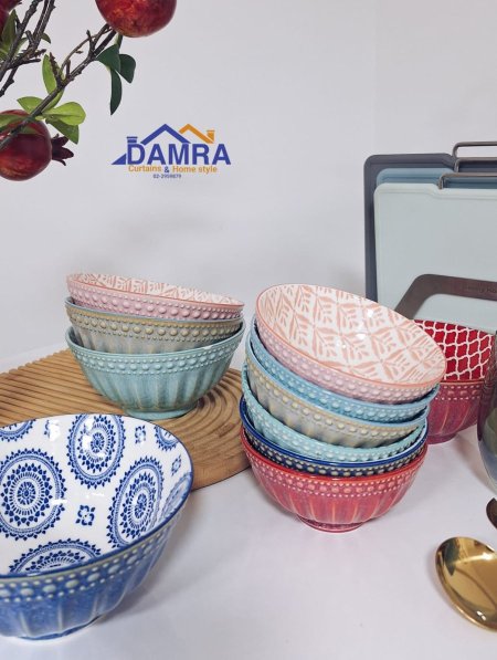 طقم 5 زبادي ملون 475FGW E50-24