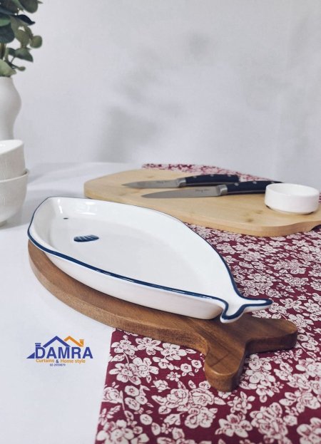 صحن ضيافة شكل سمكة CZT201-5 E50-220