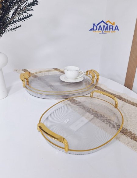 طقم صواني 3 قطع شفاف 000018171