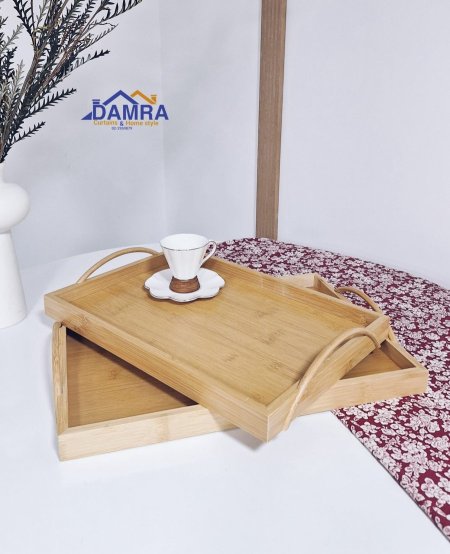 طقم صواني خشب 2 قطعة B-18-5