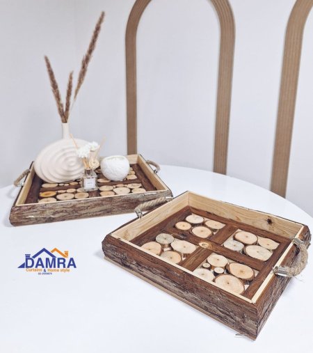 طقم صواني خشب 2+1-720
