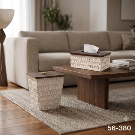 طقم سلة قش 380-56