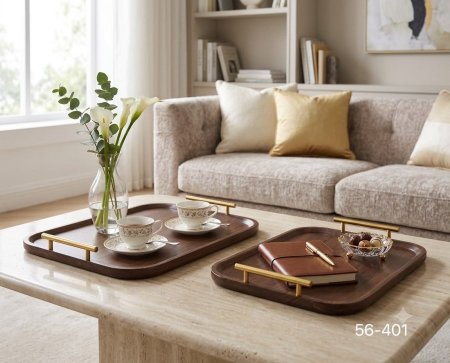 طقم صواني خشب 401-56