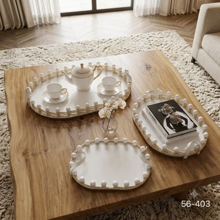 طقم صواني خشب 403-56