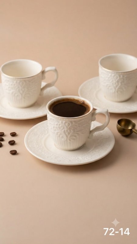 طقم 12 فناجين قهوة F72-14