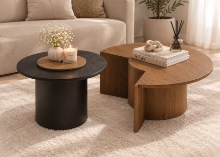 طقم طاولة وسط خشب WT-8620