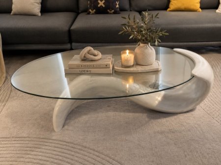 طقم طاولة وسط زجاج 2334
